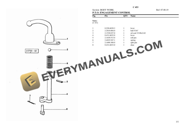 Lamborghini C 453 Tractor Parts Catalog PDF 6 Lamborghini C 453 Tractor Parts Catalog PDF-4