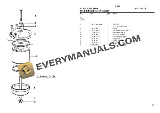 Lamborghini C 554 Tractor Parts Catalog PDF-4