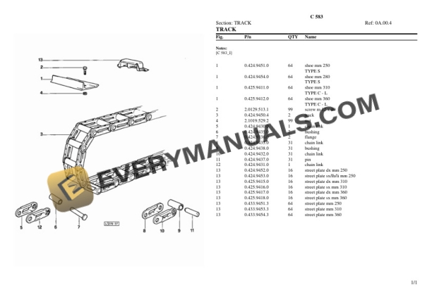 Lamborghini C 583 Tractor Parts Catalog PDF 7 Lamborghini C 583 Tractor Parts Catalog PDF-5