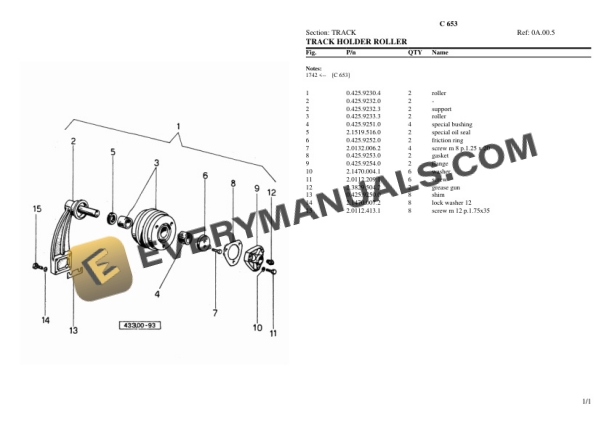 Lamborghini C 653 Tractor Parts Catalog PDF 7 Lamborghini C 653 Tractor Parts Catalog PDF-5