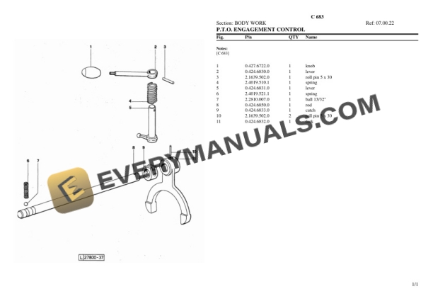 Lamborghini C 683 Tractor Parts Catalog PDF 6 Lamborghini C 683 Tractor Parts Catalog PDF-4
