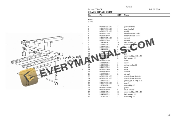Lamborghini C 754 Tractor Parts Catalog PDF 7 Lamborghini C 754 Tractor Parts Catalog PDF-5