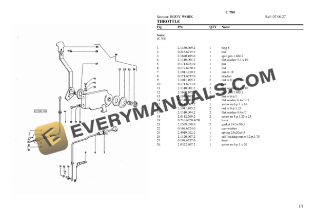 Lamborghini C 784 Tractor Parts Catalog PDF-4