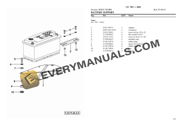 Lamborghini CF. 78N (2001) Tractor Parts Catalog PDF-4