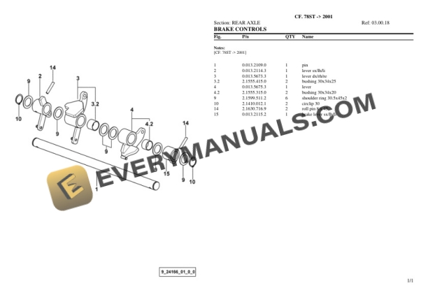 Lamborghini CF. 78ST (2001) Tractor Parts Catalog PDF-3