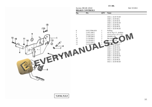 Lamborghini CF. 88L Tractor Parts Catalog PDF-3