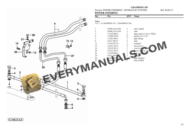 Lamborghini CHAMPION 150 Tractor Parts Catalog PDF 5 Lamborghini CHAMPION 150 Tractor Parts Catalog PDF - Image 3