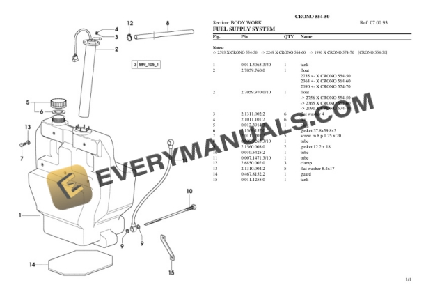Lamborghini CRONO 554-50 Tractor Parts Catalog PDF-4