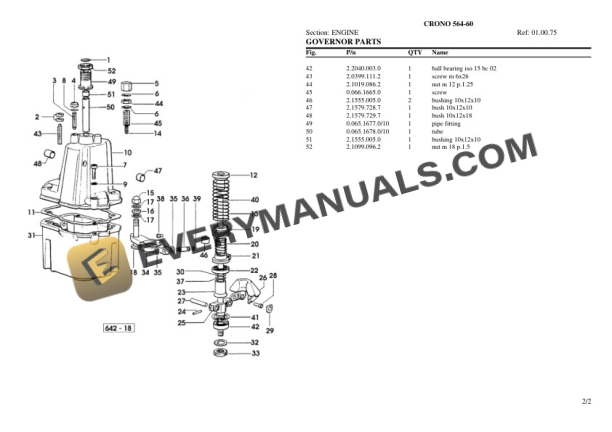 Lamborghini CRONO 564-60 Tractor Parts Catalog PDF 4 Lamborghini CRONO 564-60 Tractor Parts Catalog PDF-2