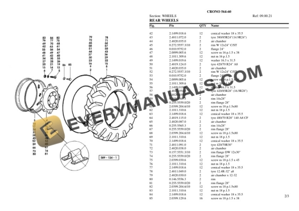 Lamborghini CRONO 564-60 Tractor Parts Catalog PDF 7 Lamborghini CRONO 564-60 Tractor Parts Catalog PDF-5