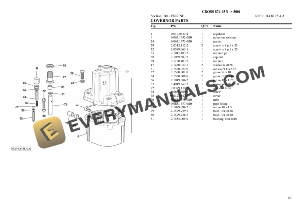 Lamborghini CROSS 874-95 N (5001) Tractor Parts Catalog PDF 4 Lamborghini CROSS 874-95 N (5001) Tractor Parts Catalog PDF - Image 2