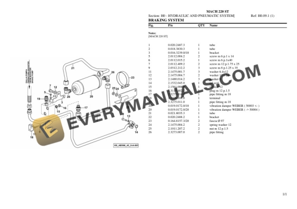Lamborghini MACH 220 ST Tractor Parts Catalog PDF 6 Lamborghini MACH 220 ST Tractor Parts Catalog PDF - Image 4