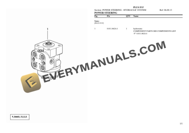 Lamborghini PLUS 55 F Tractor Parts Catalog PDF 5 Lamborghini PLUS 55 F Tractor Parts Catalog PDF - Image 3