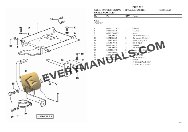 Lamborghini PLUS 70 F Tractor Parts Catalog PDF 5 Lamborghini PLUS 70 F Tractor Parts Catalog PDF - Image 3