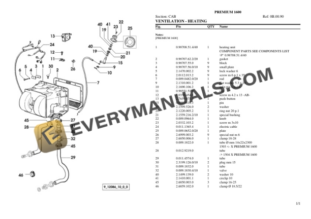 Lamborghini PREMIUM 1600 Tractor Parts Catalog PDF 7 Lamborghini PREMIUM 1600 Tractor Parts Catalog PDF - Image 5