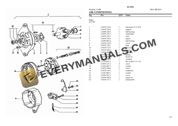 Lamborghini R 1556 Tractor Parts Catalog PDF-5