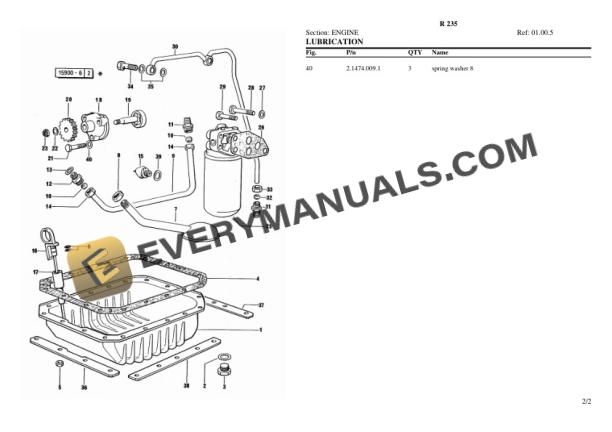 Lamborghini R 235 Tractor Parts Catalog PDF 4 Lamborghini R 235 Tractor Parts Catalog PDF-2