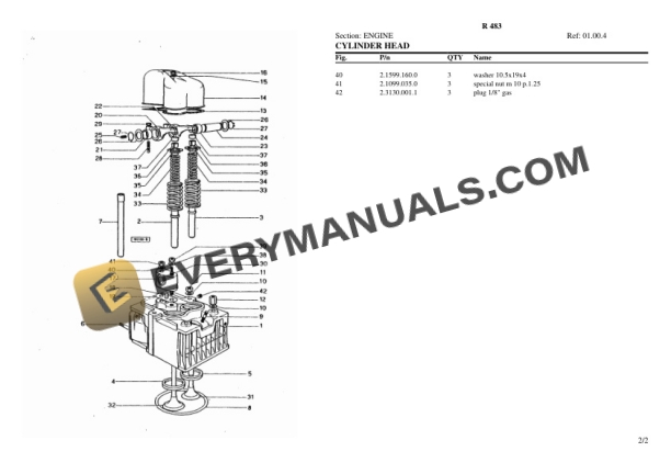 Lamborghini R 483 Tractor Parts Catalog PDF 4 Lamborghini R 483 Tractor Parts Catalog PDF-2