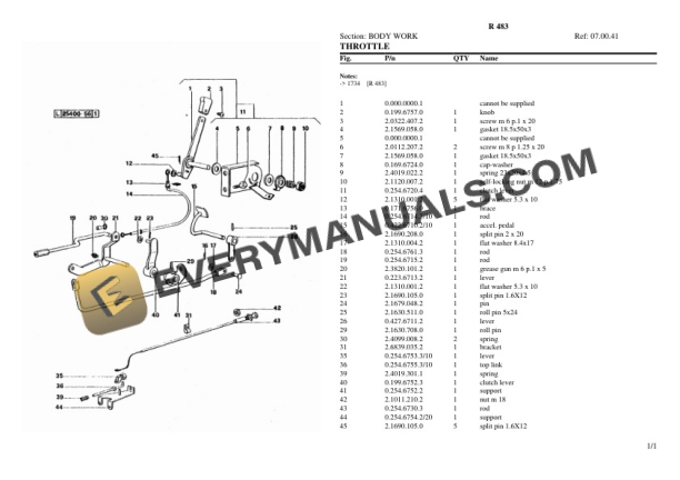 Lamborghini R 483 Tractor Parts Catalog PDF 6 Lamborghini R 483 Tractor Parts Catalog PDF-4