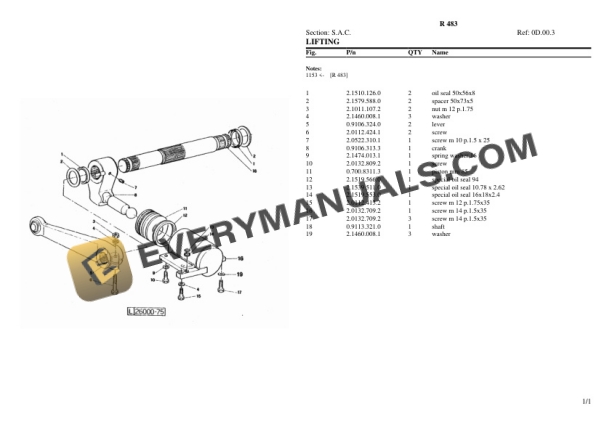 Lamborghini R 483 Tractor Parts Catalog PDF 7 Lamborghini R 483 Tractor Parts Catalog PDF-5
