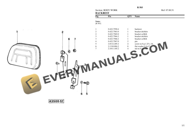 Lamborghini R 503 Tractor Parts Catalog PDF-4