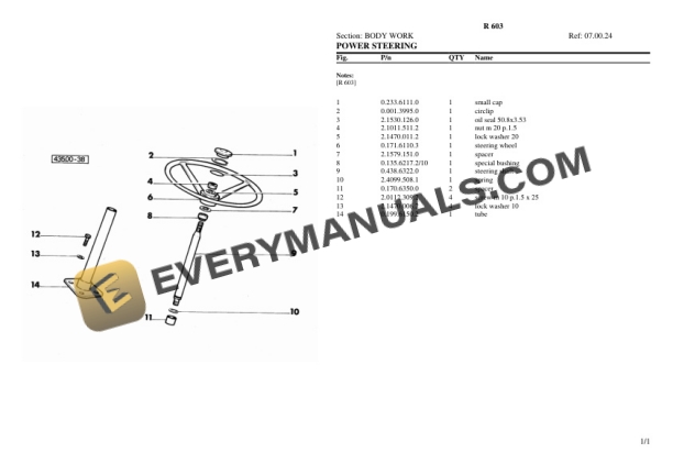 Lamborghini R 603 Tractor Parts Catalog PDF 5 Lamborghini R 603 Tractor Parts Catalog PDF-3