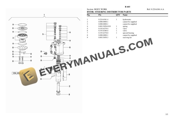 Lamborghini R 603 Tractor Parts Catalog PDF 6 Lamborghini R 603 Tractor Parts Catalog PDF-4