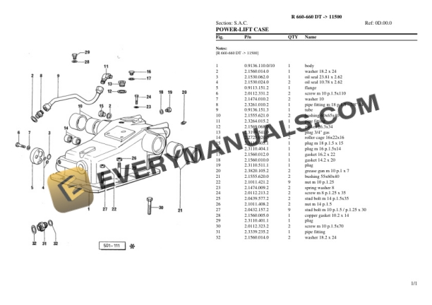 Lamborghini R 660-660 DT (11500) Tractor Parts Catalog PDF-5