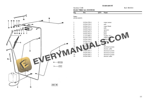 Lamborghini R 660-660 DT Tractor Parts Catalog PDF-5