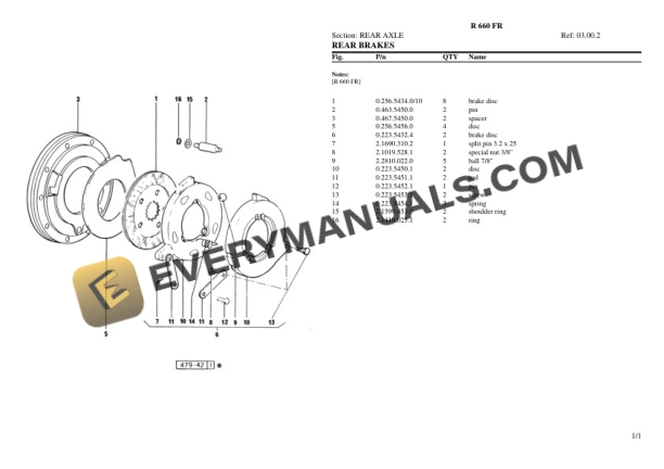 Lamborghini R 660 FR Tractor Parts Catalog PDF-3