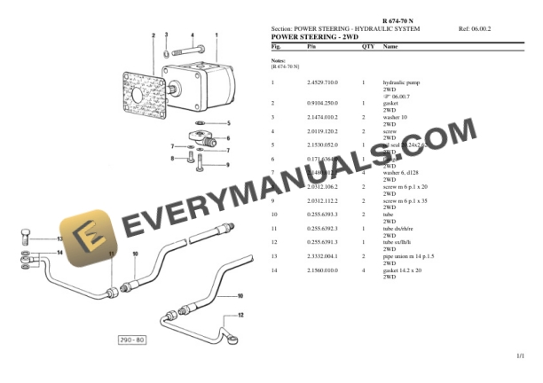 Lamborghini R 674-70 N Tractor Parts Catalog PDF-4