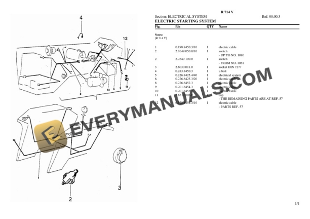 Lamborghini R 714 V Tractor Parts Catalog PDF-5
