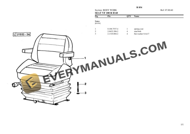 Lamborghini R 854 Tractor Parts Catalog PDF-4