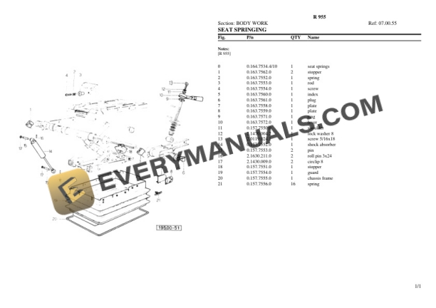 Lamborghini R 955 Tractor Parts Catalog PDF-4