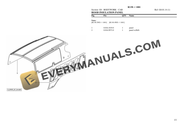 Lamborghini R3.90 (1001) Tractor Parts Catalog PDF 5 Lamborghini R3.90 (1001) Tractor Parts Catalog PDF - Image 3