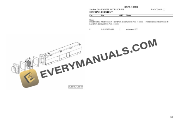 Lamborghini R3.90 (20001) Tractor Parts Catalog PDF 4 Lamborghini R3.90 (20001) Tractor Parts Catalog PDF - Image 2
