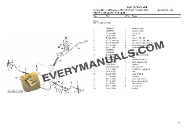 Lamborghini R6.115 DCR 4V VRT Tractor Parts Catalog PDF 6 Lamborghini R6.115 DCR 4V VRT Tractor Parts Catalog PDF - Image 4