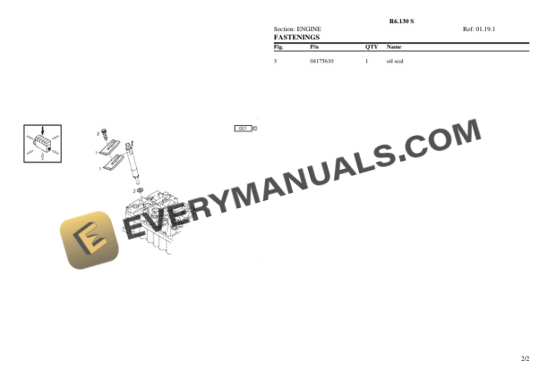 Lamborghini R6.130 S Tractor Parts Catalog PDF-4