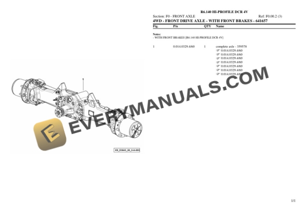 Lamborghini R6.140 HI-PROFILE DCR 4V Tractor Parts Catalog PDF 4 Lamborghini R6.140 HI-PROFILE DCR 4V Tractor Parts Catalog PDF - Image 2
