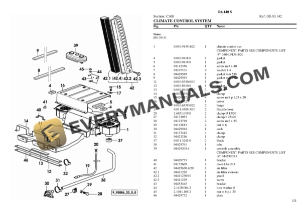 Lamborghini R6.140 S Tractor Parts Catalog PDF-3
