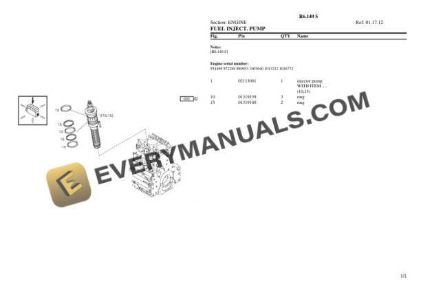 Lamborghini R6.140 S Tractor Parts Catalog PDF-4