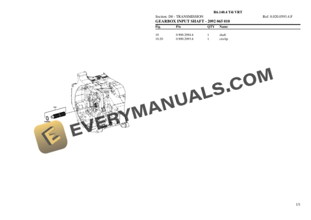 Lamborghini R6.140.4 T4i VRT Tractor Parts Catalog PDF 4 Lamborghini R6.140.4 T4i VRT Tractor Parts Catalog PDF - Image 2