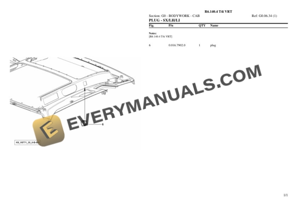Lamborghini R6.140.4 T4i VRT Tractor Parts Catalog PDF 5 Lamborghini R6.140.4 T4i VRT Tractor Parts Catalog PDF - Image 3