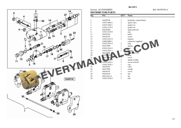 Lamborghini R6.150 S Tractor Parts Catalog PDF-2