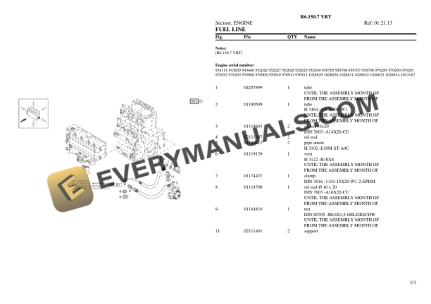 Lamborghini R6.150.7 VRT Tractor Parts Catalog PDF 4 Lamborghini R6.150.7 VRT Tractor Parts Catalog PDF - Image 2