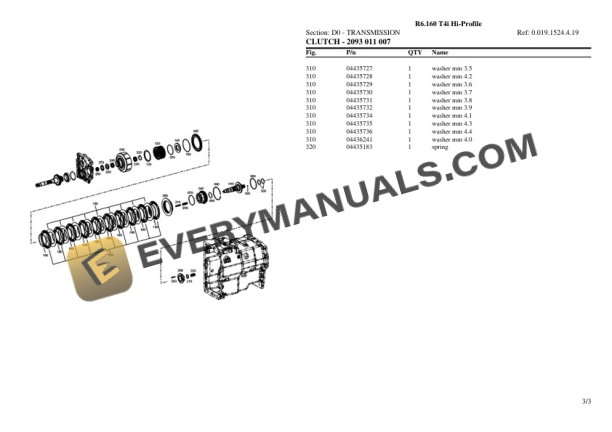 Lamborghini R6.160 T4i Hi-Profile Tractor Parts Catalog PDF 4 Lamborghini R6.160 T4i Hi-Profile Tractor Parts Catalog PDF - Image 2