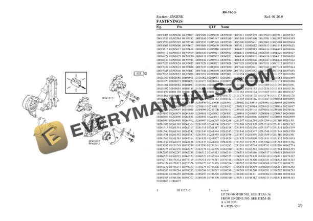 Lamborghini R6.165 S Tractor Parts Catalog PDF-4