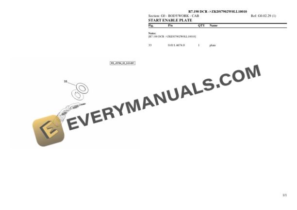 Lamborghini R7.190 DCR (ZKDS7902W0LL10010) Tractor Parts Catalog PDF 5 Lamborghini R7.190 DCR (ZKDS7902W0LL10010) Tractor Parts Catalog PDF - Image 3