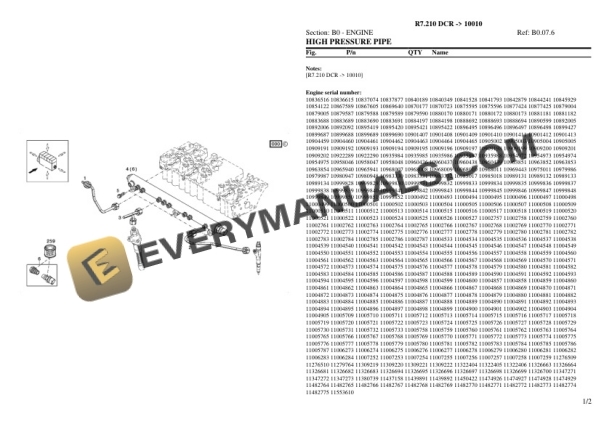 Lamborghini R7.210 DCR (10010) Tractor Parts Catalog PDF 4 Lamborghini R7.210 DCR (10010) Tractor Parts Catalog PDF - Image 2