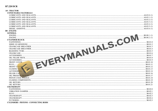 lamborghini r7220 dcr tractor parts catalog pdf 1